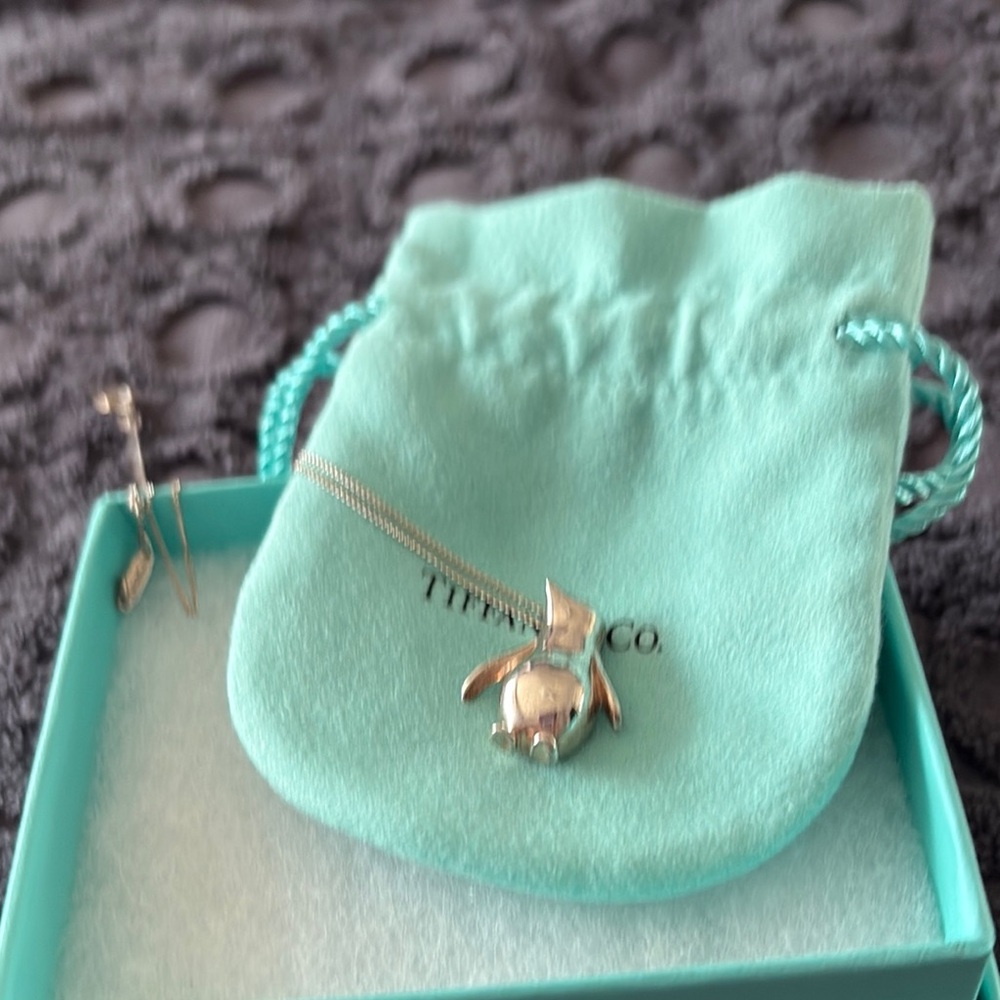 Silver Penguin Necklace